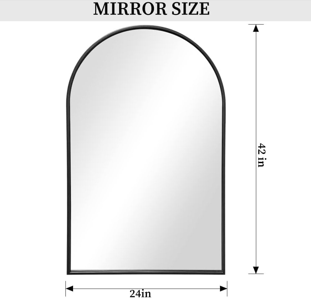 large arched wall mirror modern home styling