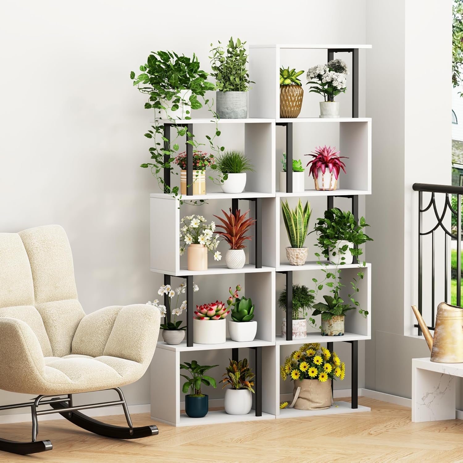 modern bookshelf small space organization furniture