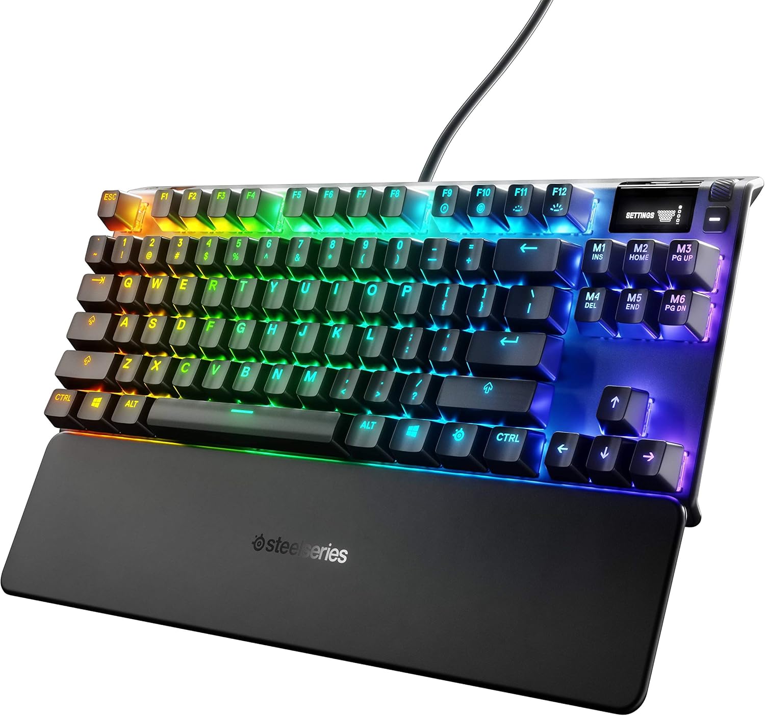 Compact Mechanical Gaming Keyboard (TKL) – RGB Backlit