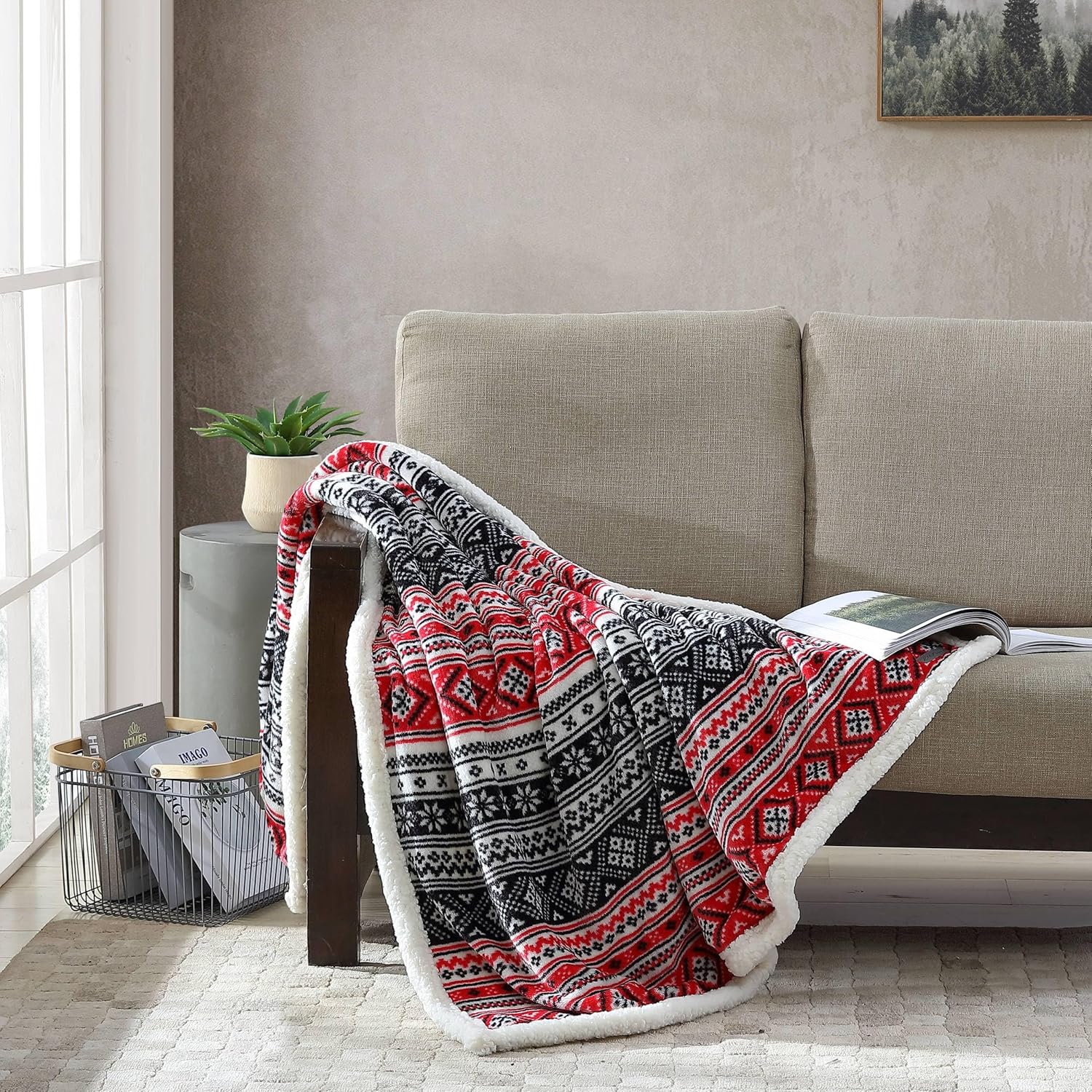 Plush Winter Throw Blanket – Ultra Soft (50" x 60")