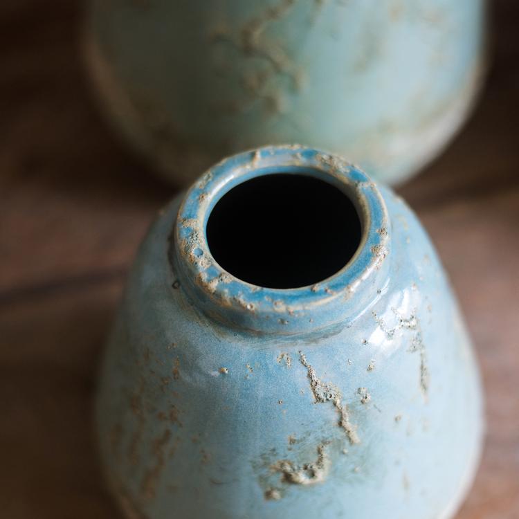 Jarrón Cerámico de Prosperidad – Feng Shui Ceramic Vase Decor